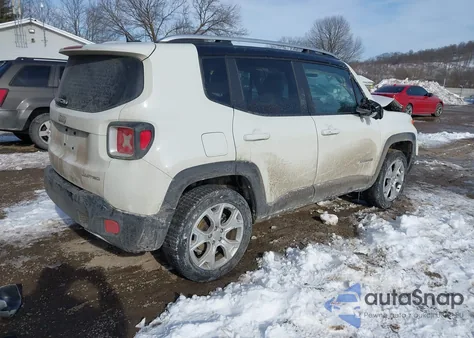 2016 Jeep Renegade Limited z USA, uszkodzony, nr VIN ZACCJBDT7GPD29468